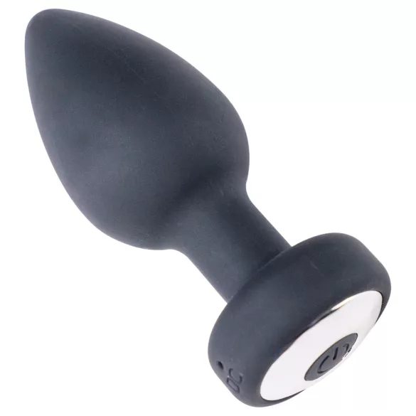 Desirel Easy Obsidian - analvibrator med fjernbetjening genopladelig sort