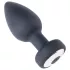 Desirel Easy Obsidian - analvibrator med fjernbetjening genopladelig sort