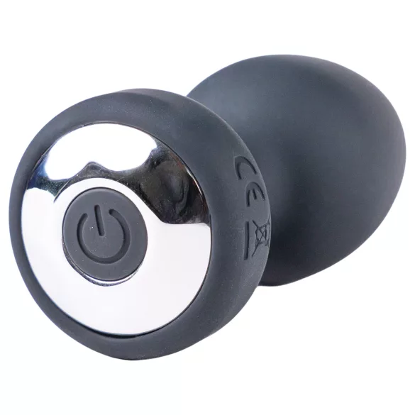 Desirel Easy Obsidian - analvibrator med fjernbetjening genopladelig sort