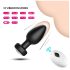 Desirel Easy Obsidian - trådløs anal vibrator (sort)