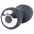 Desirel Easy Obsidian - analvibrator med fjernbetjening genopladelig sort