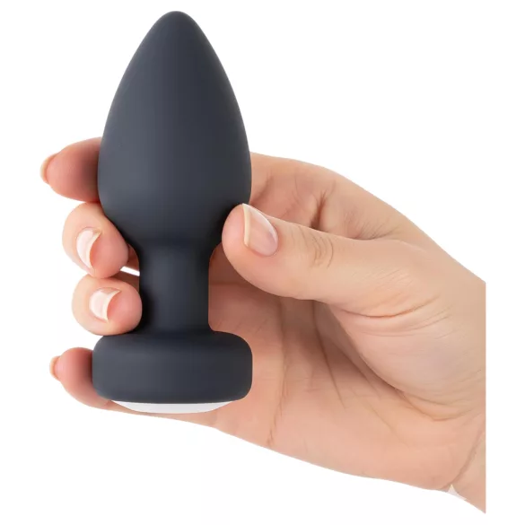 Desirel Easy Obsidian - analvibrator med fjernbetjening genopladelig sort