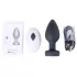 Desirel Easy Obsidian - analvibrator med fjernbetjening genopladelig sort