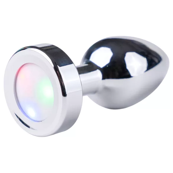 Desirel GlowPlug - analplug med lys - lille - sølv
