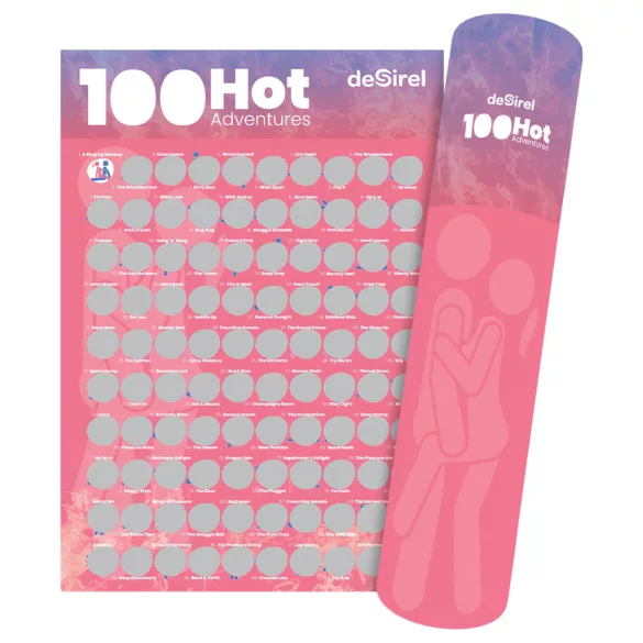 Desirel - erotisk skrabeposter spil - 100 sexstillinger