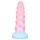 OgazR - dildo med lys - unikorn design - 22cm regnbue