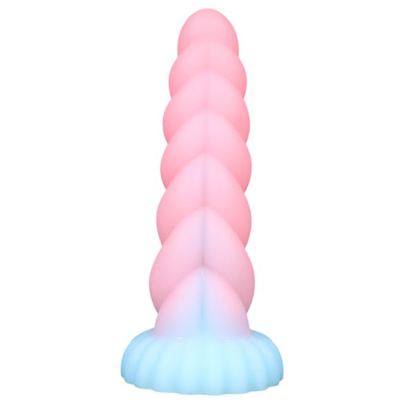 OgazR - lysende enhjørning dildo - 22cm (regnbue)