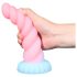 OgazR - lysende enhjørning dildo - 22cm (regnbue)