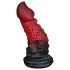 OgazR - blækspruttearm dildo - 19 cm (rød)