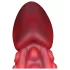 OgazR - blæksprutte dildo - 19cm - rød