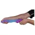 OgazR - dildo med lys - drageformet - 22cm - lilla/rosa