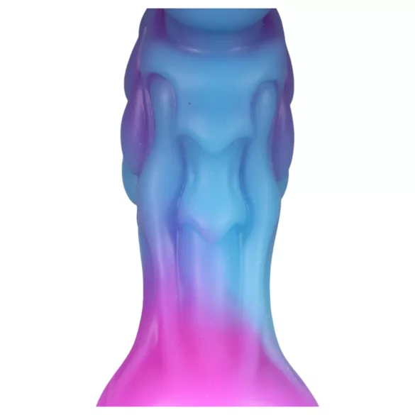 OgazR - dildo med lys - drageformet - 22cm - lilla/rosa