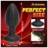 Desirel - Vibrerende anal plug med farveskiftende LED-lys - app-styret, 10 vibrationsindstillinger (sort)