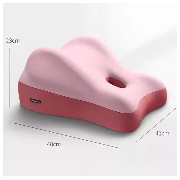 Magic Pillow - pude med dildo holder - memoryskum - pink