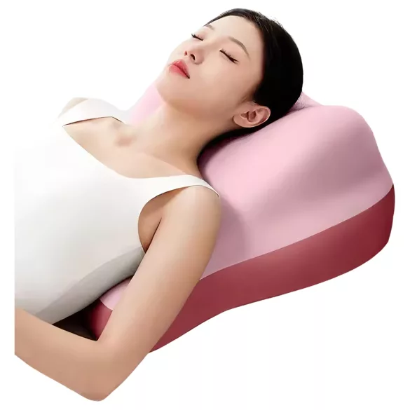 Magic Pillow - pude med dildo holder - memoryskum - pink