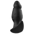 Kangvo - magnetisk oppustelig fantasy-dildo, stor (sort)