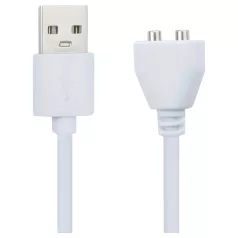   Pleasure Charge Loveline - magnetisk USB-opladningskabel (hvid)