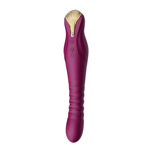 ZALO King - genopladelig vandtæt vibrator (lilla)