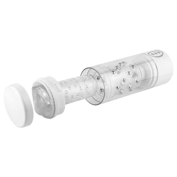 PDX Roto-Bator - blowjob masturbator med vibration - hvid