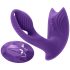 Inya Bump-N-Grind - radiostyret, varmende 2i1 klitorisvibrator (lilla)