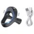 AlvUp - vibrator penisring og kuglering - sort