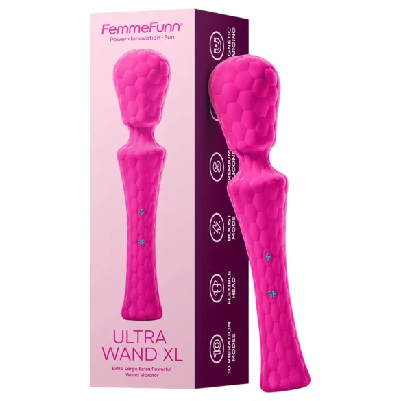FemmeFunn - wand vibrator - ekstra kraftig massage - pink