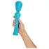 FemmeFunn - wand vibrator - kraftig massage - silikone turkis XL