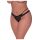 Magic Silk - dobbeltstrop, blonde tanga (sort)