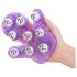 Roller Balls Massager - håndmassageapparat (lilla)