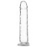 Addiction Crystal - Suget dildo (gennemsigtig) - 18cm