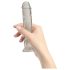 Addiction Crystal - Suget dildo (gennemsigtig) - 18cm