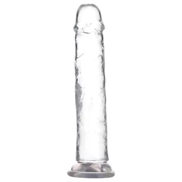 Addiction Crystal - dildo med sugekop (gennemsigtig) - 20 cm