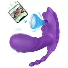 AlvUp - bærbar app-styret bærbar vibrator (lilla)