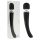 Love Magic Elegance Wand - genopladelig massagevibrator (sort)