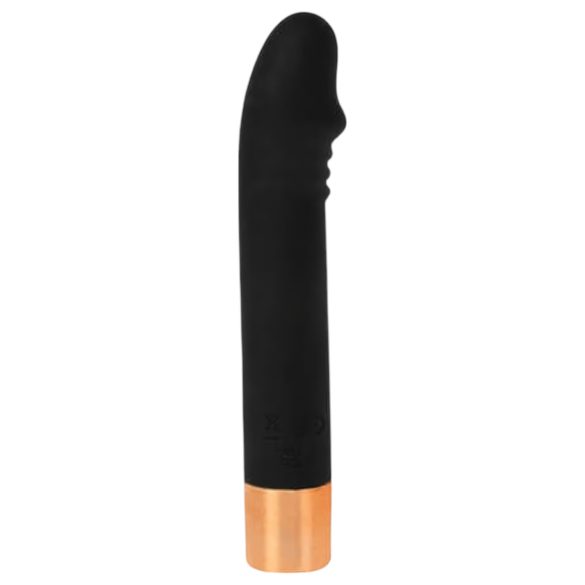 Charming Vibe Dick - genopladelig G-punkt vibrator (sort)