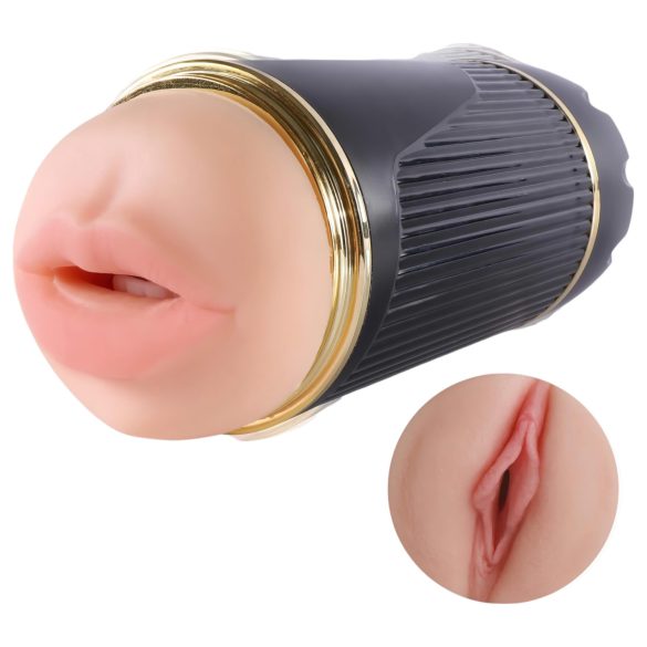 Lonely - Mund & Vaginal Masturbator (Natur-sort)