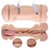 Lonely - Mund & Vaginal Masturbator (Natur-sort)