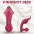 Sex HD Chomper - kraftfuld klitoris & anal vibrator (rød)