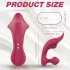 Sex HD Chomper - klitoris og anal vibrator - rød