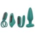 Sex HD - trådløs, genopladelig vibrator sæt i 4 dele (grøn)