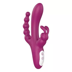  Sex HD Joker - vibrator med tre arme - genopladelig vandtæt - lilla