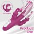Sex HD Joker - genopladelig, vandtæt tregrenet vibrator (lilla)