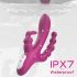 Sex HD Joker - genopladelig, vandtæt tregrenet vibrator (lilla)
