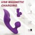 Sex HD Chomper - vandtæt klitoris- og analvibrator (lilla)