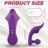 Sex HD Chomper - vandtæt klitoris- og analvibrator (lilla)