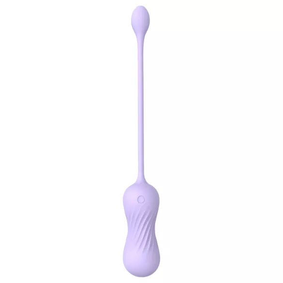 Sex HD Twist Egg - vibratoræg med stødende vibrationer - lilla
