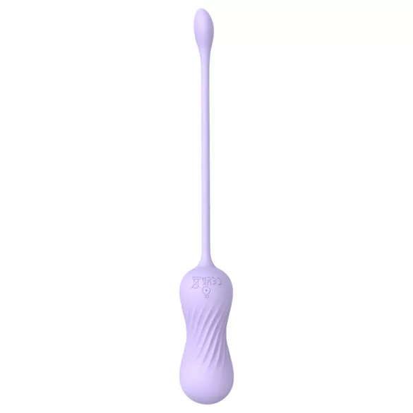 Sex HD Twist Egg - vibratoræg med stødende vibrationer - lilla