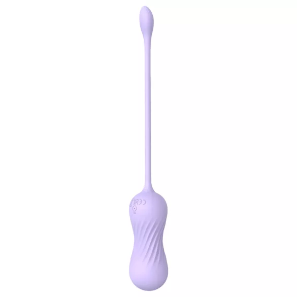 Sex HD Twist Egg - vibratoræg med stødende vibrationer - lilla