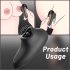 Sex HD Spejl - Varmende Lick Vibrator (Sort)