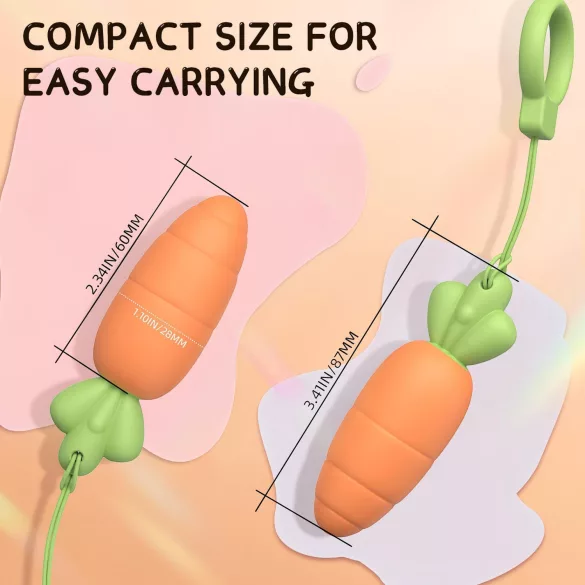 Sex HD Carrots - vibrator - g-punkt - silikone orange